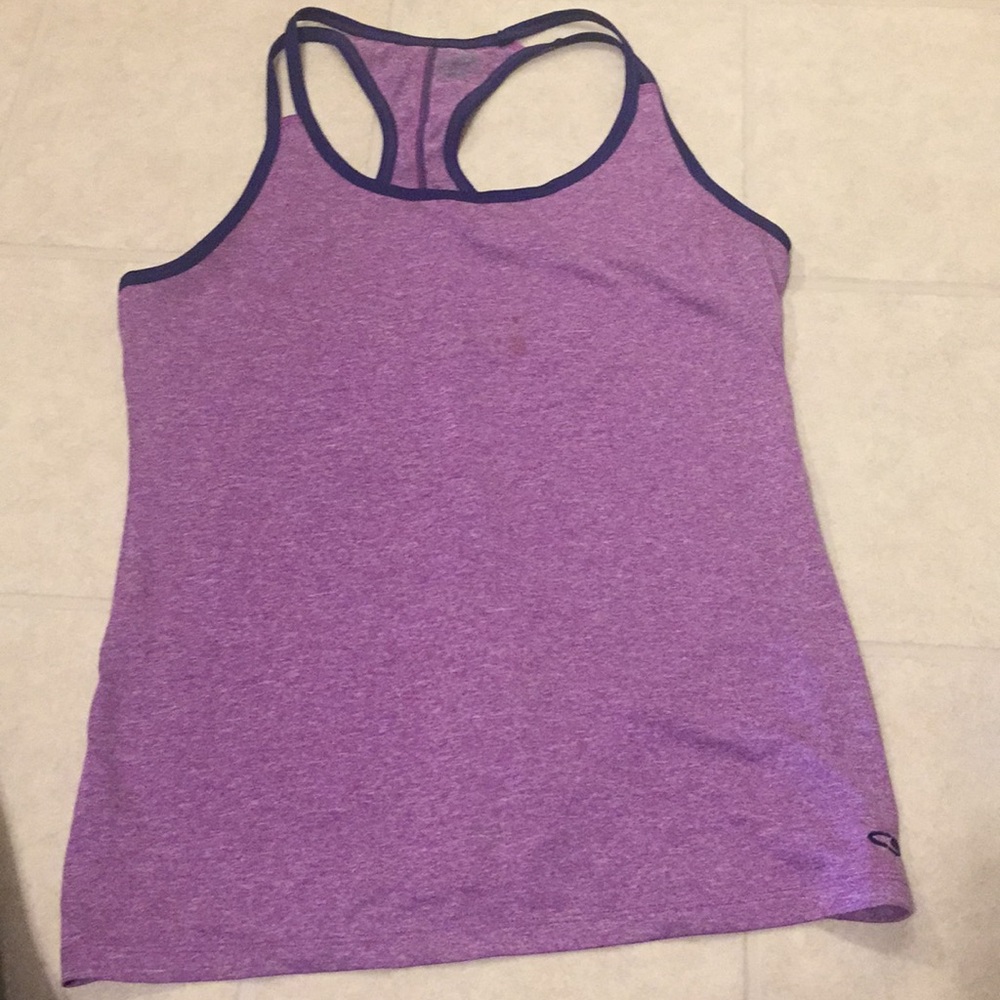 Purple workout tank